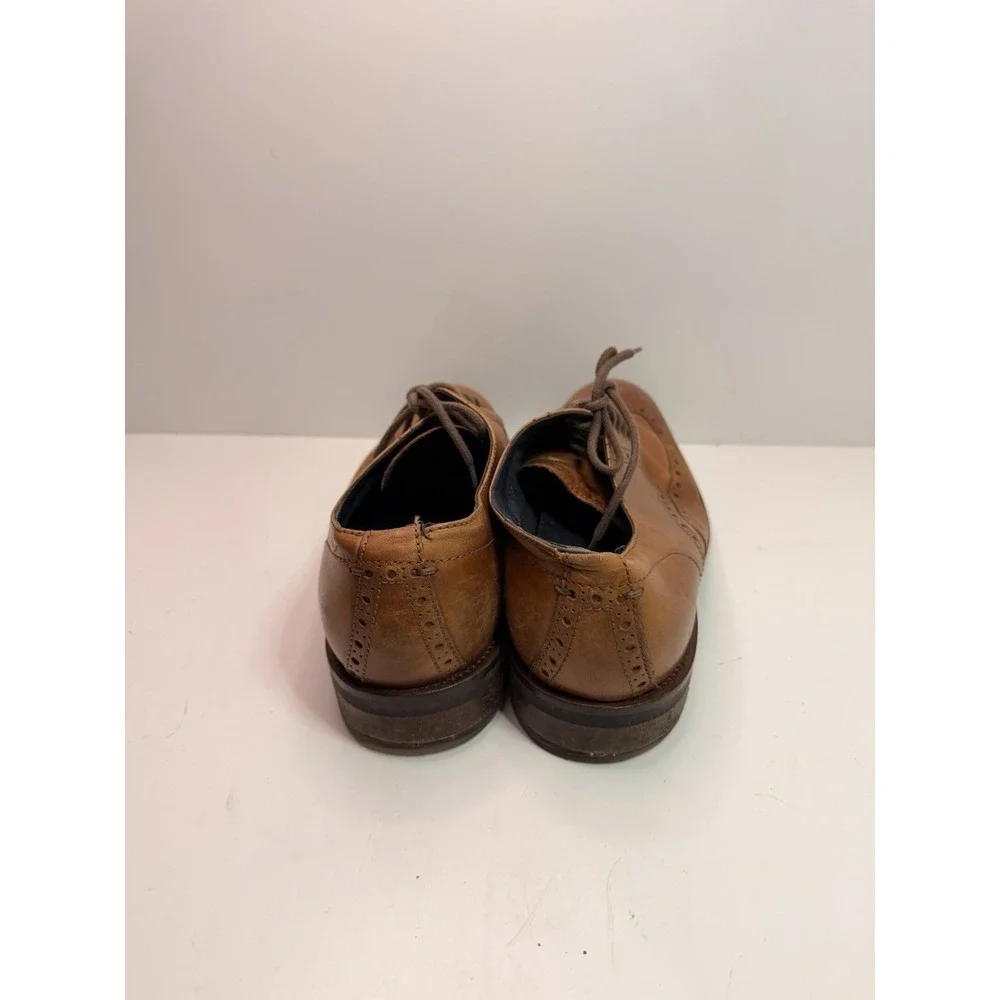 Cole Haan Brown Leather Wingtip Oxfords Men's Size 8.5 Dress Shoes